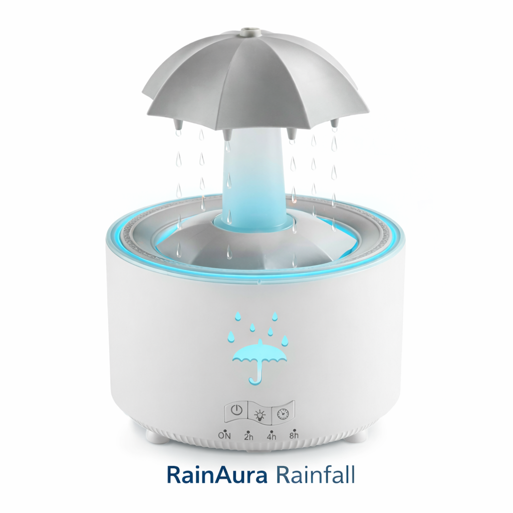 RainAura Rainfall Humidificador de Paragua.
