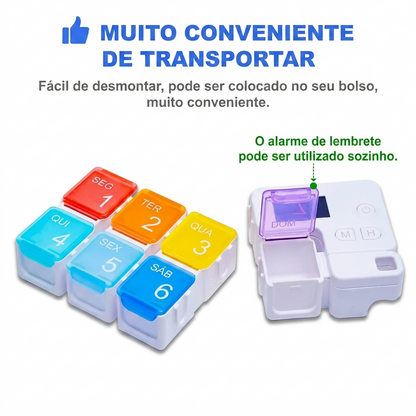 VitalClock - Organizador de Comprimidos Digital com Alarme