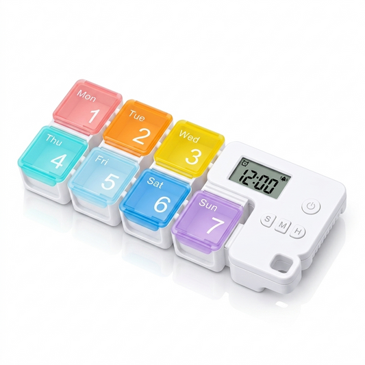 VitalClock - Organizador de Comprimidos Digital com Alarme