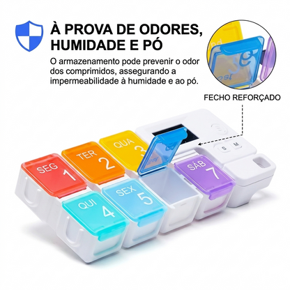 VitalClock - Organizador de Comprimidos Digital com Alarme